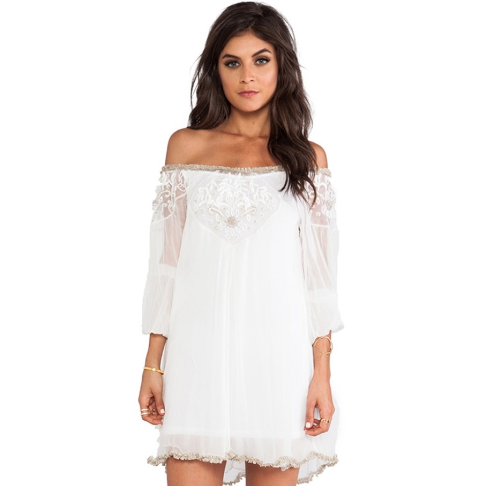 Free people off the shoulder tunic